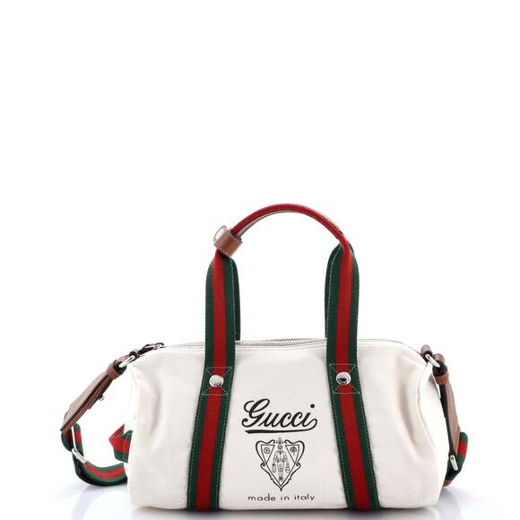 Gucci Crest Duffle Printed Canvas Small #202739G14B